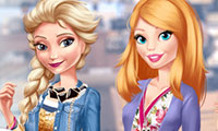 Relooker Barbie et Elsa pour un rendez-vous