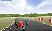 Course de rapidité en moto