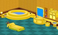 Evasion de la salle de bain en or