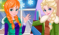 Habiller Elsa et Anna pour l'hiver