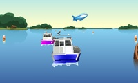 Course de bateaux en 3D