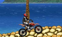 Motocross sur la plage
