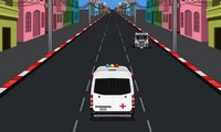 Ambulance à conduire en ville
