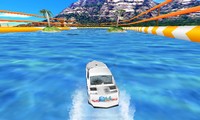 Course de bateau rapide 3D